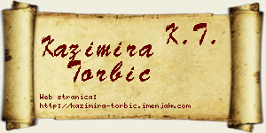 Kazimira Torbić vizit kartica